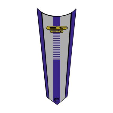 Imagem de Adesivo Faixa Gravata Tanque Moto Cg Titan 125/150/160 Azul Cor Cg 150