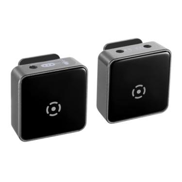 Imagem de Microfone de Lapela Sem Fio, Microfones com Clipe para Celular e Câmera, Mic para Transmissões ao Vivo no YouTube Vlogs e Entrevistas