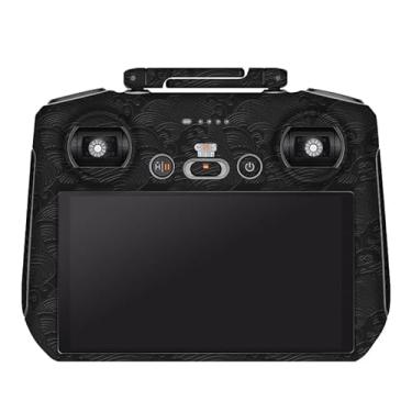 Imagem de Capa antirriscos RC 2 para controle DJI RC2 decalque película para controle remoto AIR3 capa adesiva acessórios de equipamento de vídeo (onda preta, para DJI RC2)