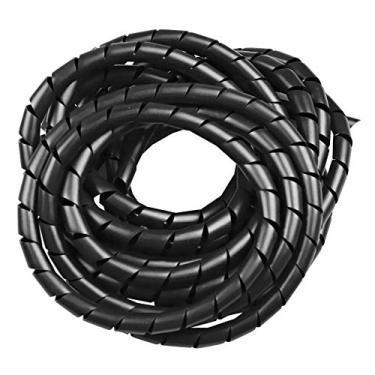 Imagem de Fita Espiral para Organizador de Cabos 1´´ 2 MTS Preto Hellermann