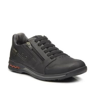 Imagem de Sapatenis Masculino Casual Couro Amortech Pegada 114858-Masculino