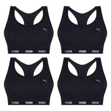 Imagem de Kit 4 Tops Puma Nadador Com Bojo Feminino
