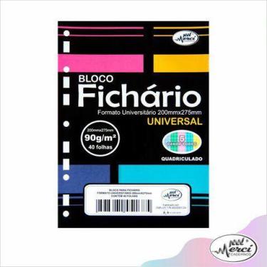 Imagem de Bloco de fichário universal universitário candy colors - 40 folhas col