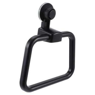 Imagem de SEWACC Anel de toalha multiuso com ventosa para banheiro, suporte de toalha montado na parede, sucção a vácuo forte, economia de espaço, design leve, fácil instalação, superfícies lisas