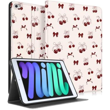 Imagem de Wazzasoft Capa para iPad Mini 5th 2019/Mini 4th 2016 – Capa feminina e inteligente (despertar/hibernar automaticamente) com suporte de lápis embutido para tablet Apple, capa protetora de TPU macio