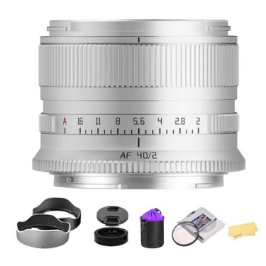 Imagem de TTARTISAN 40mm f2 Z-Mount Lens, 40mm F2 Auto Focus Large Aperture Full Frame STM Prime Lens for Nikon Z-Mount Z5 Z50 Z6 Z6II Z7 Z7II ZFC Z30 Z9 Z8 (Silver)