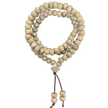 Imagem de Pulseira feminina nativa americana fofa colorida de cerâmica com 3 fileiras de largura empilhável com contas elásticas vintage joias nativas boêmias, hippie, colar para mulheres, Medium, Cerâmica