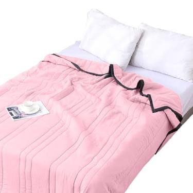 Imagem de Cobertor de resfriamento leve, cobertor de resfriamento de verão - Manta de fina para ondas de calor, extra macia | Consolador de colcha leve e reversível para verão para travessas quente