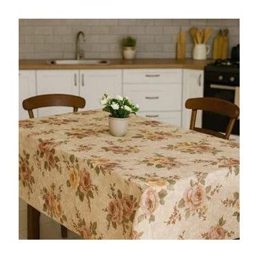 Imagem de Toalha de Mesa Cozinha Pvc Termica Impermeavel 4 lug 140x140 Estampa:D