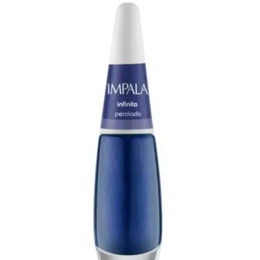 Imagem de Esmalte A Cor da Sua Moda Infinito 7,5ml Impala Azul Perolado Longa Duração
