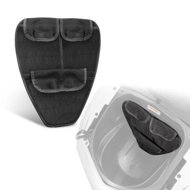 Imagem de KAMIYONG 1 organizador de ferramentas de parede lateral para porta-malas frontal com bolsa de bolso de malha para acessórios Spyder F3 F3S F3T F3L 2015-2024 (estilo preto)