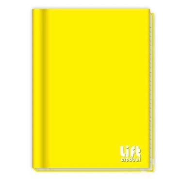 Imagem de Caderno Brochurao Capa Dura Amarelo 20x27,5cm C/ 48Fls - Credeal