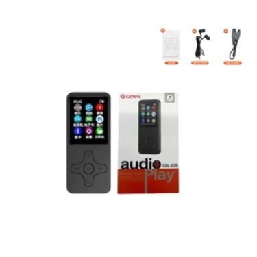 Imagem de MP3 Player com Tela de Toque, MP3 Player Portátil com Bluetooth 5.0, Rádio FM, Gravação de Voz e Reprodução de Vídeo, Leve e Compacto para Esportes, Viagens e Presentes (Preto)