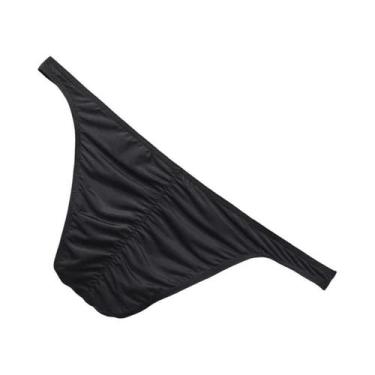 Imagem de Cuecas De Seda De Gelo Para Homens, Sexy, Com Bolsa Em U, Biquíni Resp