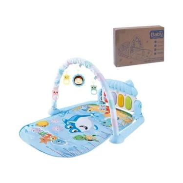 Imagem de Tapete De Atividades Para Bebês Recém-Nascidos Com Rack De Ginástica, 