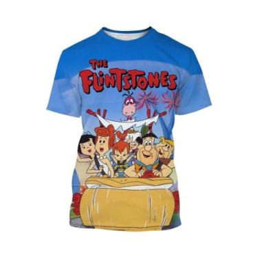 Imagem de Camiseta De Verão Estilo Harajuku Impressa Em 3D Casual Confortável De