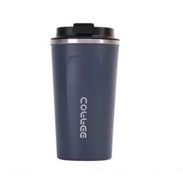 Imagem de Copo De Café Térmico Com Temperatura Aço Inox Dupla Camada 510ml Café Chá Suco- COPO COFFEE(AZUL/digital)