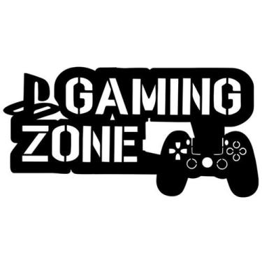 Imagem de Aplique Parede Quadro Para Decoração Quarto e Espaço Gamer em Mdf Cor 