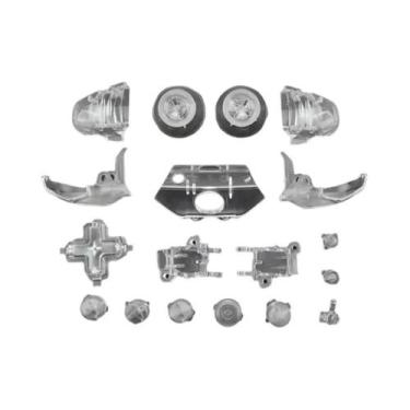 Imagem de Kit De Botões Transparentes Para Controle Xbox One S Elite Series X S 