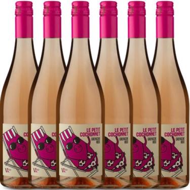 Imagem de Vinho le petit cochonnet i.g.p. grenache 750ml rosé kit c/6