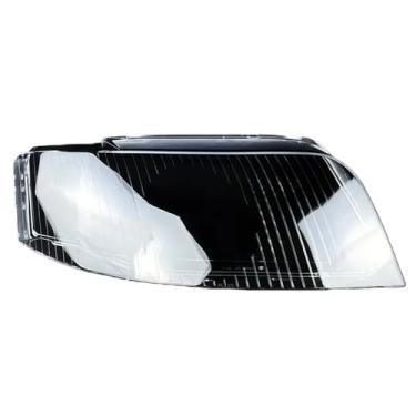 Imagem de Compatível Com audi a6 c5 2003 2004 2005 tampa da lente do farol do carro faróis habitação abajur transparente substituir escudo da lâmpada de vidro(Right)