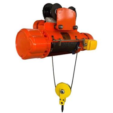 Imagem de Talha Elétrica com Trole Elétrico 2.000kg Cabo de Aço 9 metros 220/380