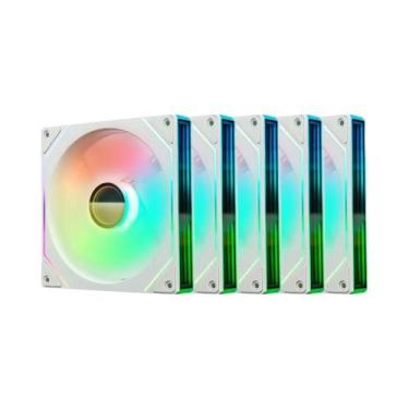 Imagem de Ventoinha De Gabinete Aigo AS14 RGB 140mm 4PIN PWM 5V-3PIN Kit De Resf