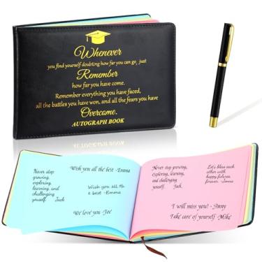 Imagem de Gueevin Livro de autógrafos de graduação lembrancinhas de formatura e presentes classe de 2026 livros de autógrafos para assinaturas e mensagens convidado assinar livro memórias decorações de festa