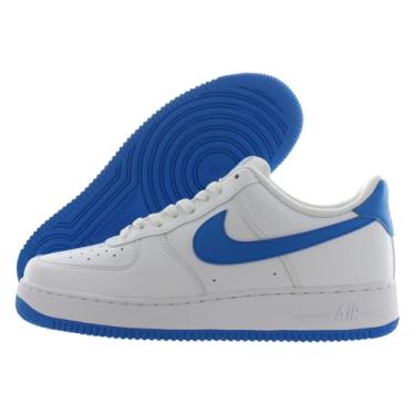 Imagem de Nike Tênis masculino Nike Air Force 1 '07, Foto branca azul e branco, 43