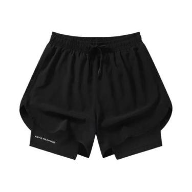 Imagem de Shorts De Treino Unissex De Secagem Rápida Com Três Bolsos Para Corrid