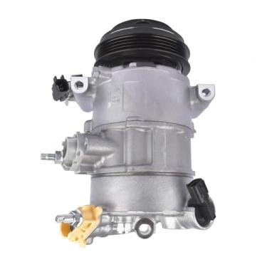 Imagem de ZZXXYY Compressor A/C GR3Z19703B GR3Z19703C com embreagem compatível com Ford Mustang EcoBoost 2015-2023, substituição de ajuste direto 1:1, resfriamento rápido, reduz a economia de consumo de