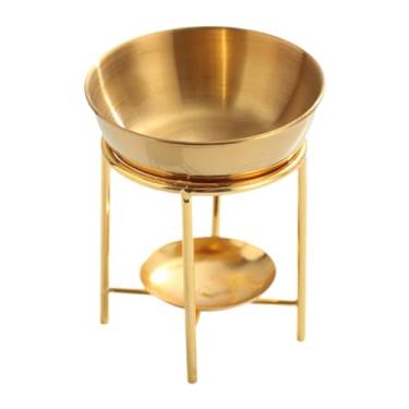 Imagem de Wswqop Queimador de óleo Essencial, Queimador para Derreter Cera, Ornamento, Aquecedor Decorativo de óleo Essencial, Suporte para Vela Tealight para Spa, Qua