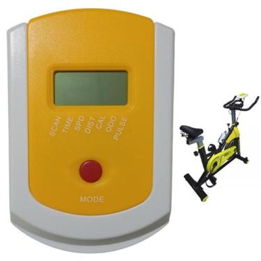 Imagem de Painel Visor Velocimetro Bicicleta Bike Spinning Monitoramento Treino 