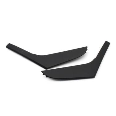 Imagem de Compatível com vw golf 6 gti mk6 2009 2010 2011 2012 2013 2014 acessórios interiores do carro maçaneta da porta capa painel guarnição substituição(Black 1 pair)