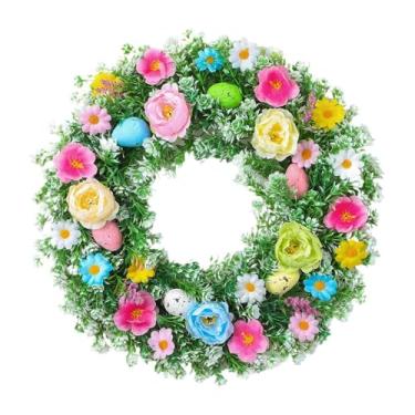 Imagem de Bothyi Guirlanda decorativa para porta, arranjo de mesa para casamento, guirlanda de flores artificiais para parede de hotel, aniversário, 45cm