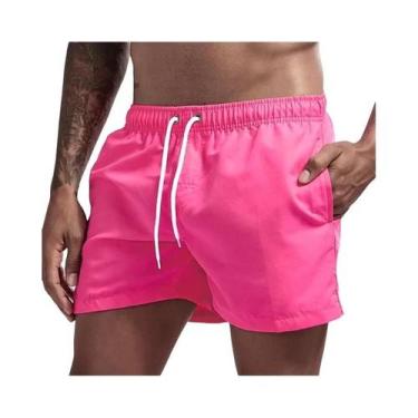 Imagem de Calções De Banho Masculinos De Secagem Rápida, Leves, Com Forro De Mal