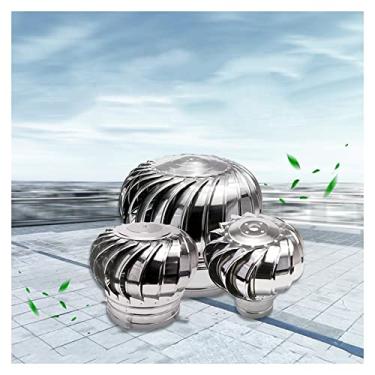 Imagem de Tampa de chaminé rotativa de aço inoxidável, capô de lareira multiuso, tampa de chaminé de aço inoxidável, lâminas curvas para fazendas, telhados de aço colorido (tamanho: 110 mm) (11