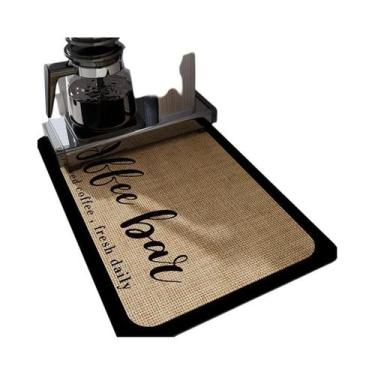 Imagem de Tapete De Couro Antifouling Para Máquina De Café, Almofada De Controle