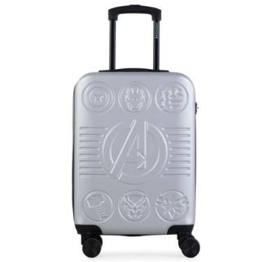 Imagem de Mala de Bordo 10 Kg ABS 4 Rodas Vingadores Prata, Prata, PP