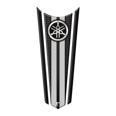 Imagem de Adesivo Faixa Gravata Resinado Tanque Moto Yamaha Preto