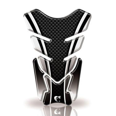 Imagem de Protetor De Tanque Adesivo Moto Honda, Yamaha E Suzuki Rosa E Preto