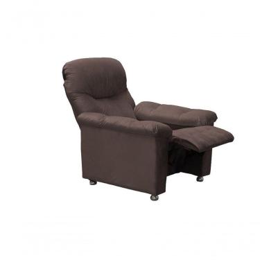 Imagem de Poltrona Do Papai Reclinável Virtus Matrix Veludo Marrom