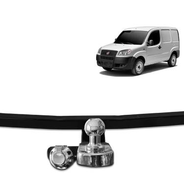 Imagem de Engate de Reboque Doblo Cargo 2003 a 2021 Rabicho Fixo 700kg