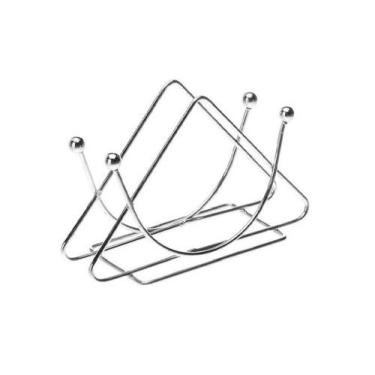 Imagem de Porta Guardanapo Em Inox - Mimo Style, Aço inox, Cinza, Porta guardana