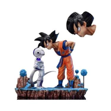 Imagem de Figura De Ação Dragon Ball Z Goku Vs Frieza 13cm PVC Modelo Colecionáv