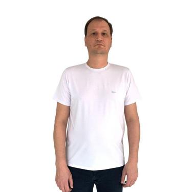 Imagem de Camiseta Sallo Slim Manga Curta Branca 1157 - Branco P-Masculino