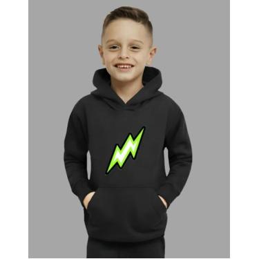 Imagem de Moletom Infantil Void Blusa De Frio Youtuber, Preto, 10