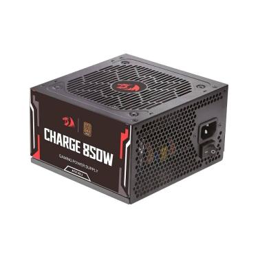 Imagem de Fonte Gamer Redragon Charge, 850W, ATX, 80 Plus Bronze, Preto
