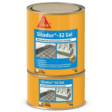 Imagem de Adesivo Epoxi Sikadur 32 GEL Lata 1KG Sika