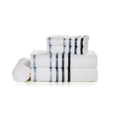 Imagem de Jogo de Toalhas / Banho em Algodão 5 Peças Lumina - Karsten, BRANCO / 